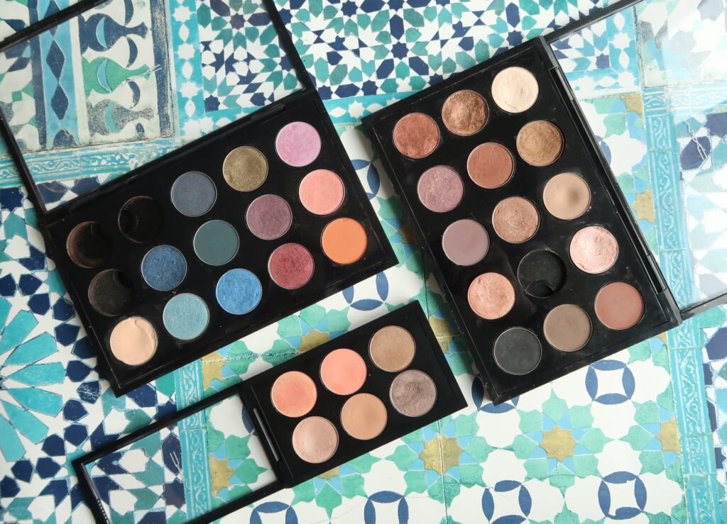 MAC PALETTE COLLECTION EYESHADOW SWATCHES