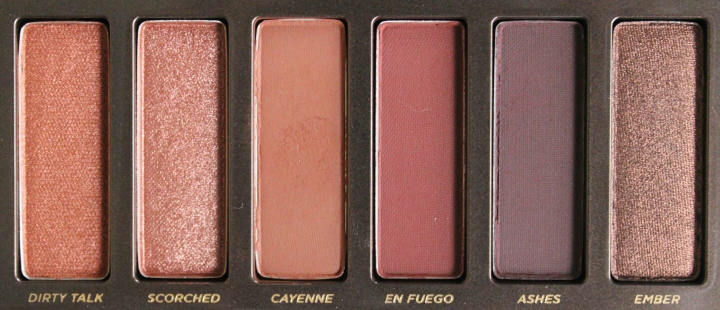 NAKED HEAT SWATCHES REVIEW