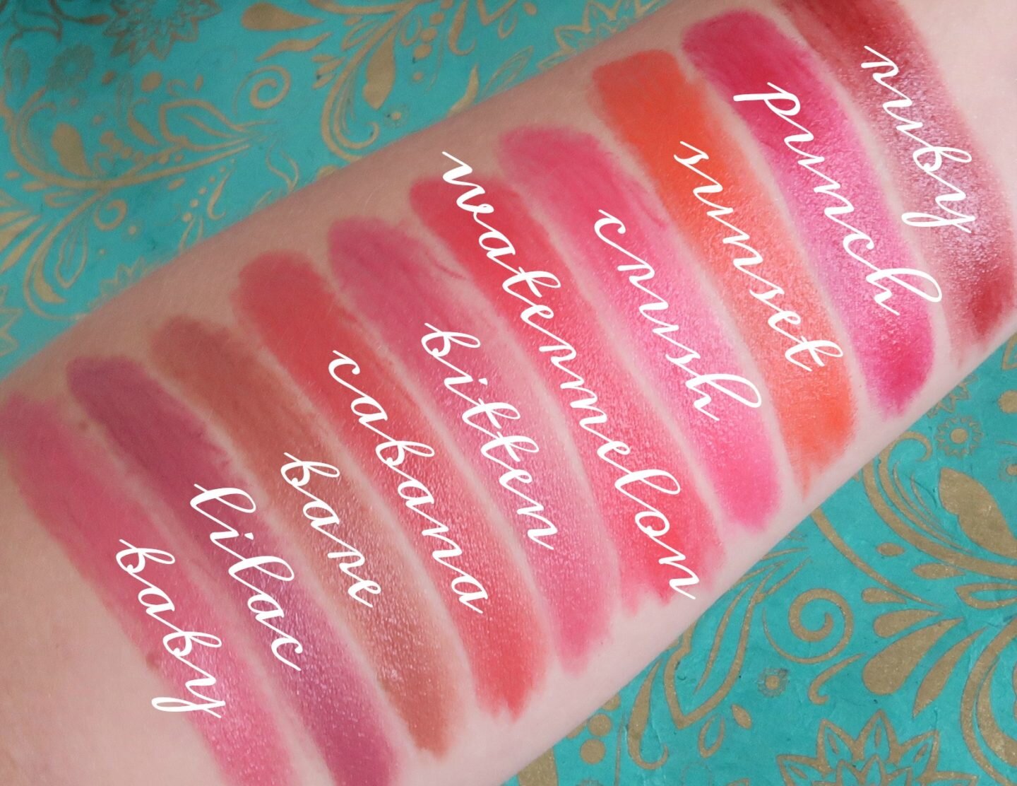 Bobbi Brown Crush Lipstick Swatches Pinks