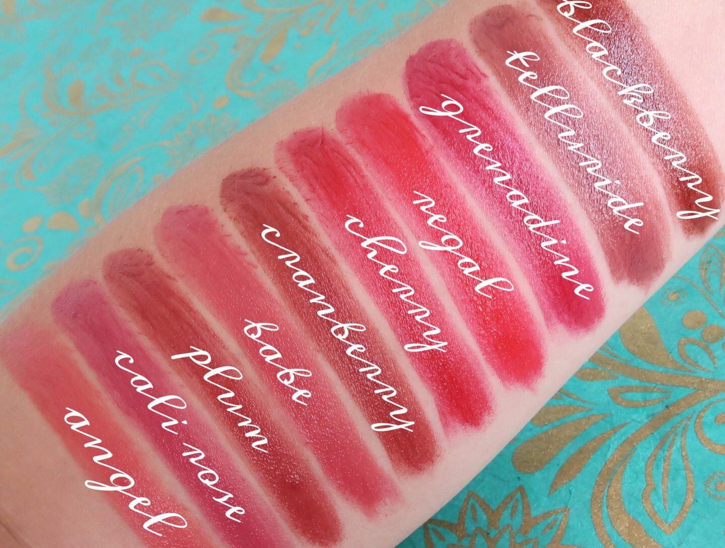 bobbie brown crush lipstick swatches reds
