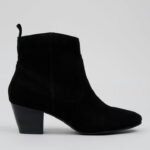 black-suede-western-ankle-boots
