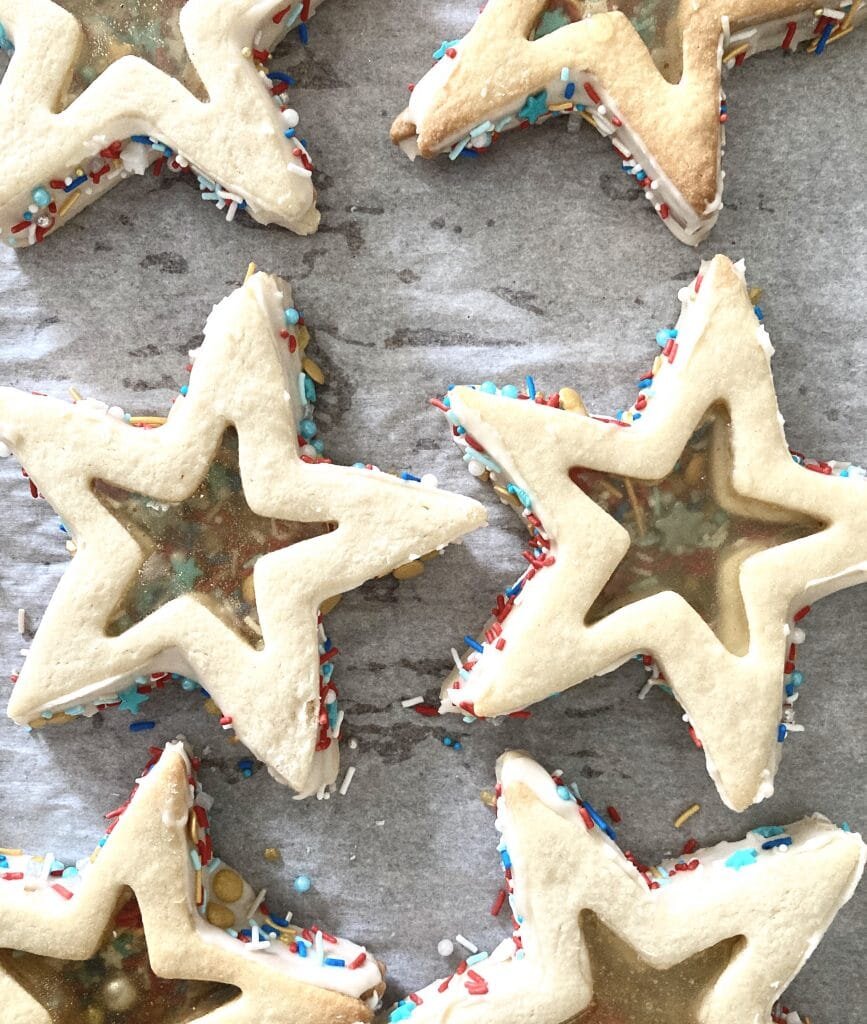 star shaker cookies
