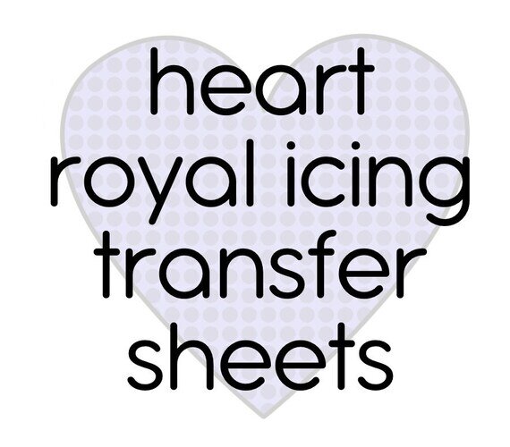 Royal Icing Transfer Sheets Squares PDF File A4 and US Letter Instant Digital Download