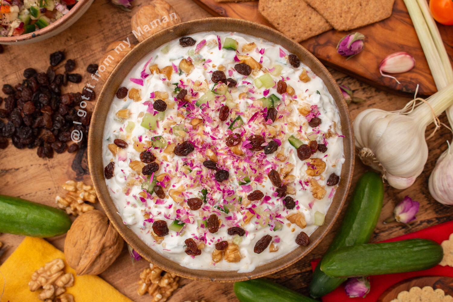 Mast o Khiar Recipe - Persian Yogurt Dip — I got it from my Maman