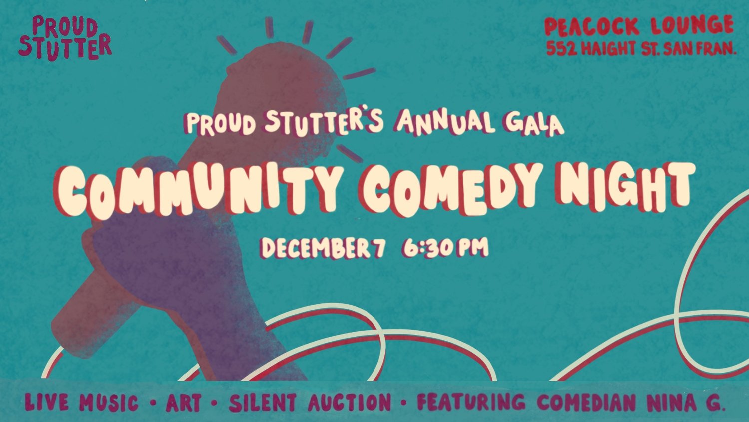 Proud Stutter's Annual Gala + Comedy Night