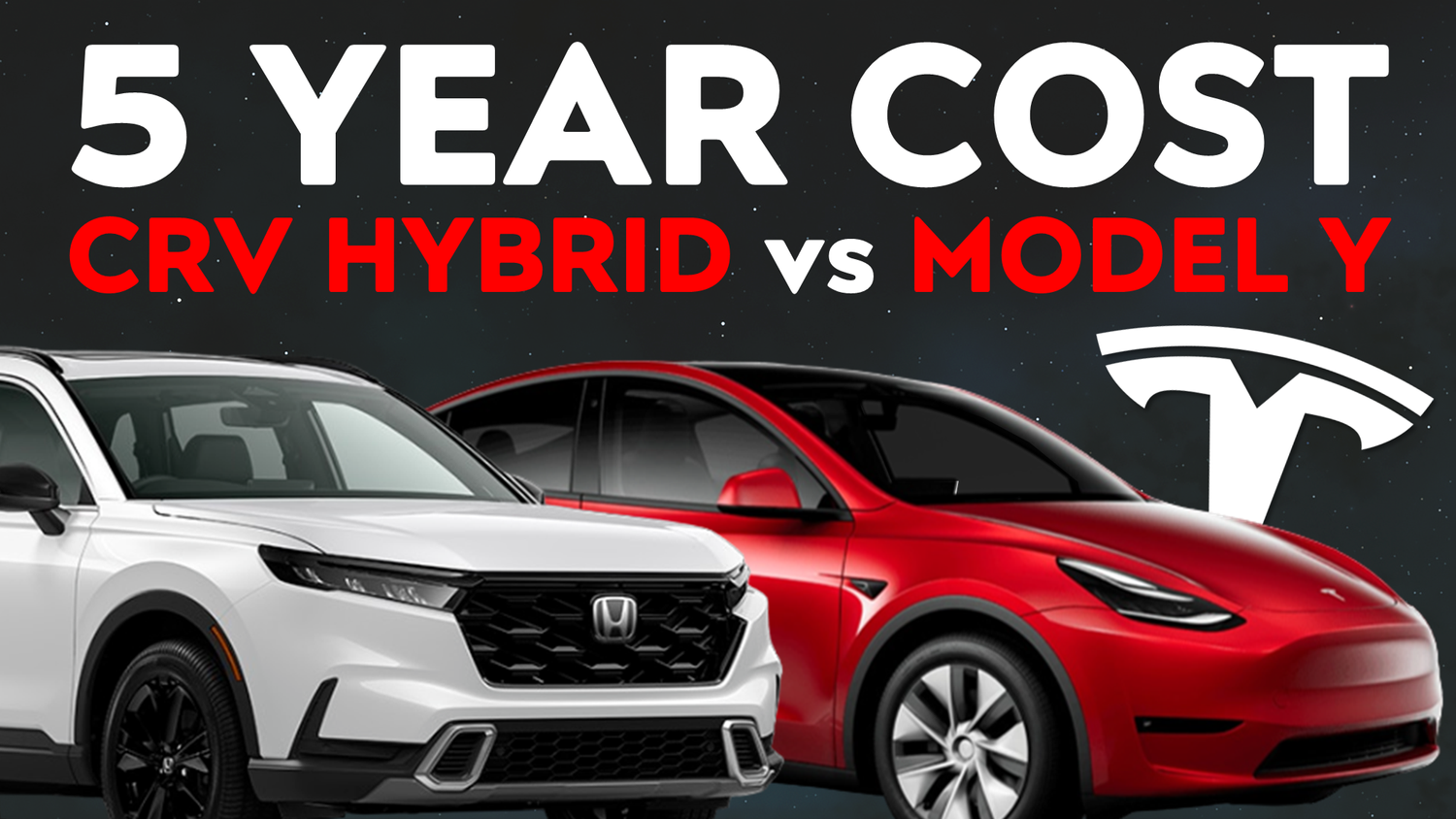 2023 Tesla Model Y vs 2023 Honda CRV Hybrid: Lowest Cost of