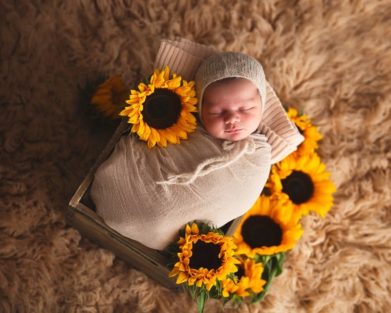 Newborn Flowers Photography London