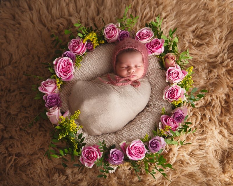 Newborn Flowers Photography London