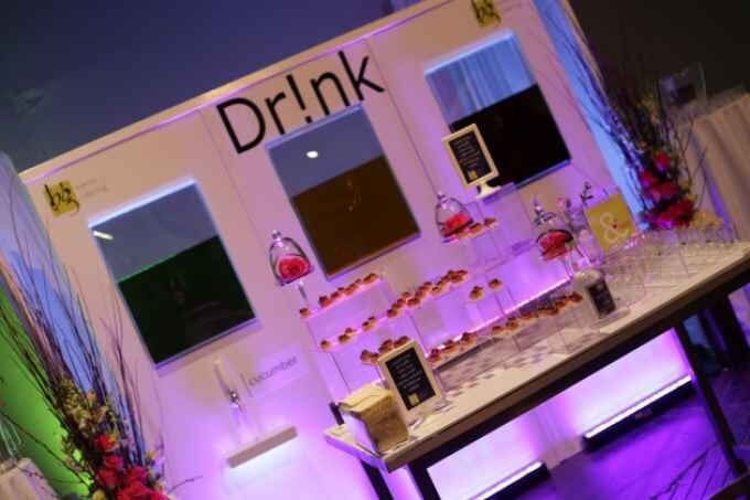 BG Events & Catering Dr!nk Wall & Table Display