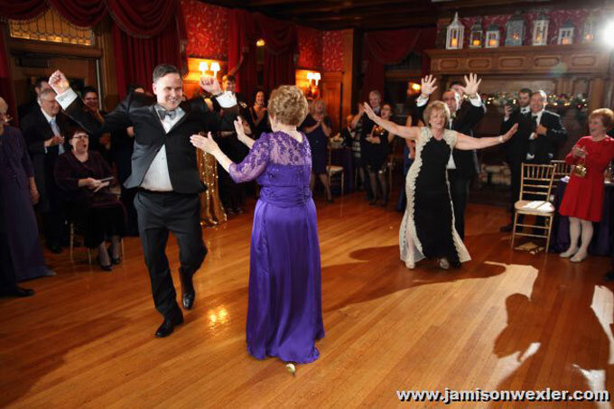 Dancing at New Year Wedding at the Endicott Estate