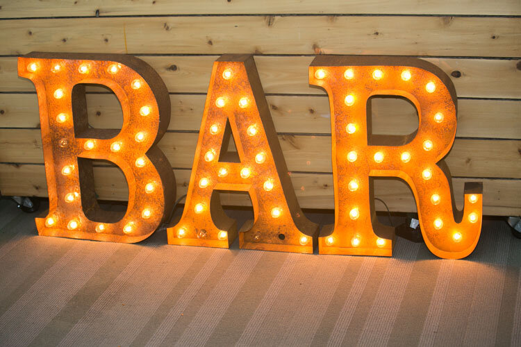 Creative Bar Sign in Lights