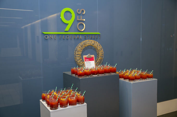 9 OFFS Black Cherry Bourbon Smash Cocktail