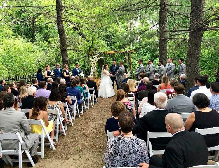 Outdoor Ceremony at Charles River Museum