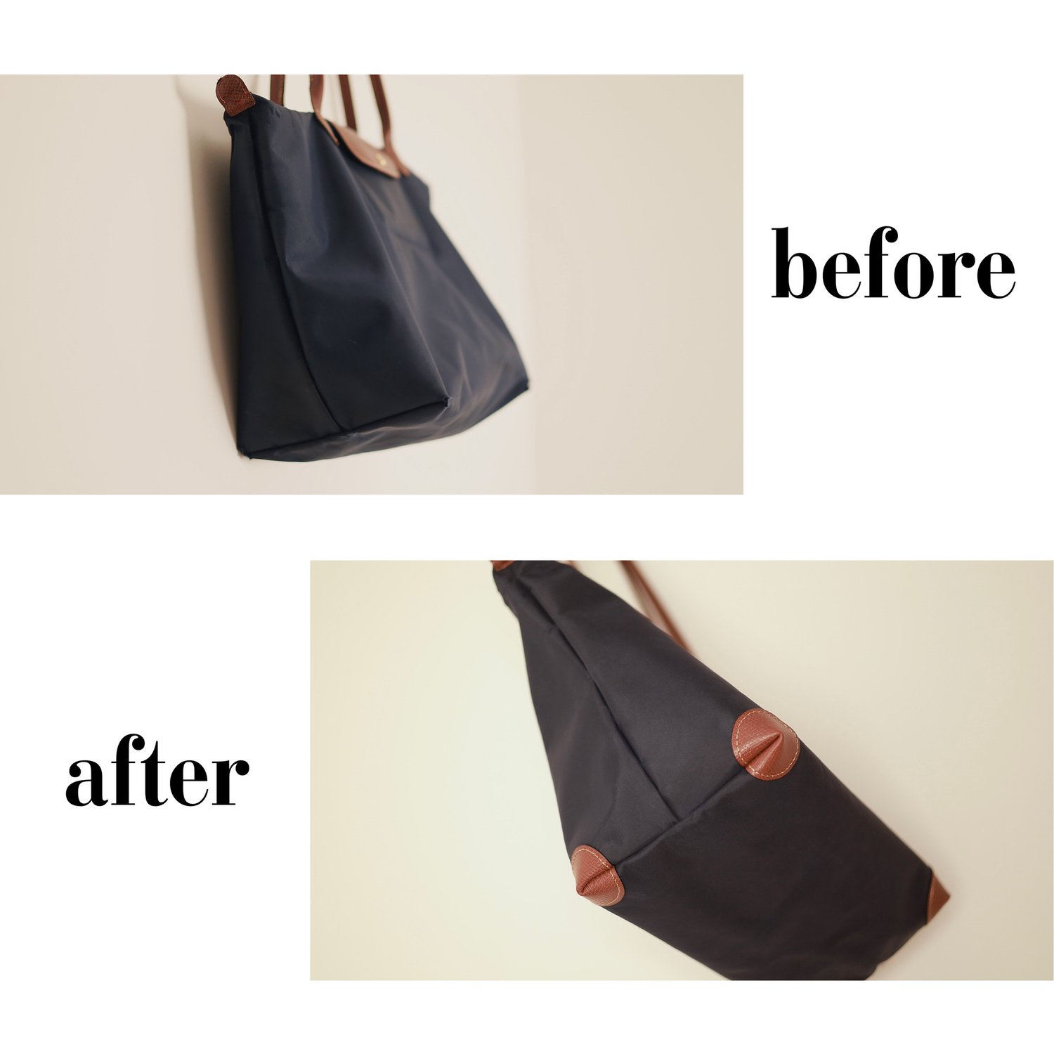 Bag Corner Repair with Leather Patches — Mont Bleu