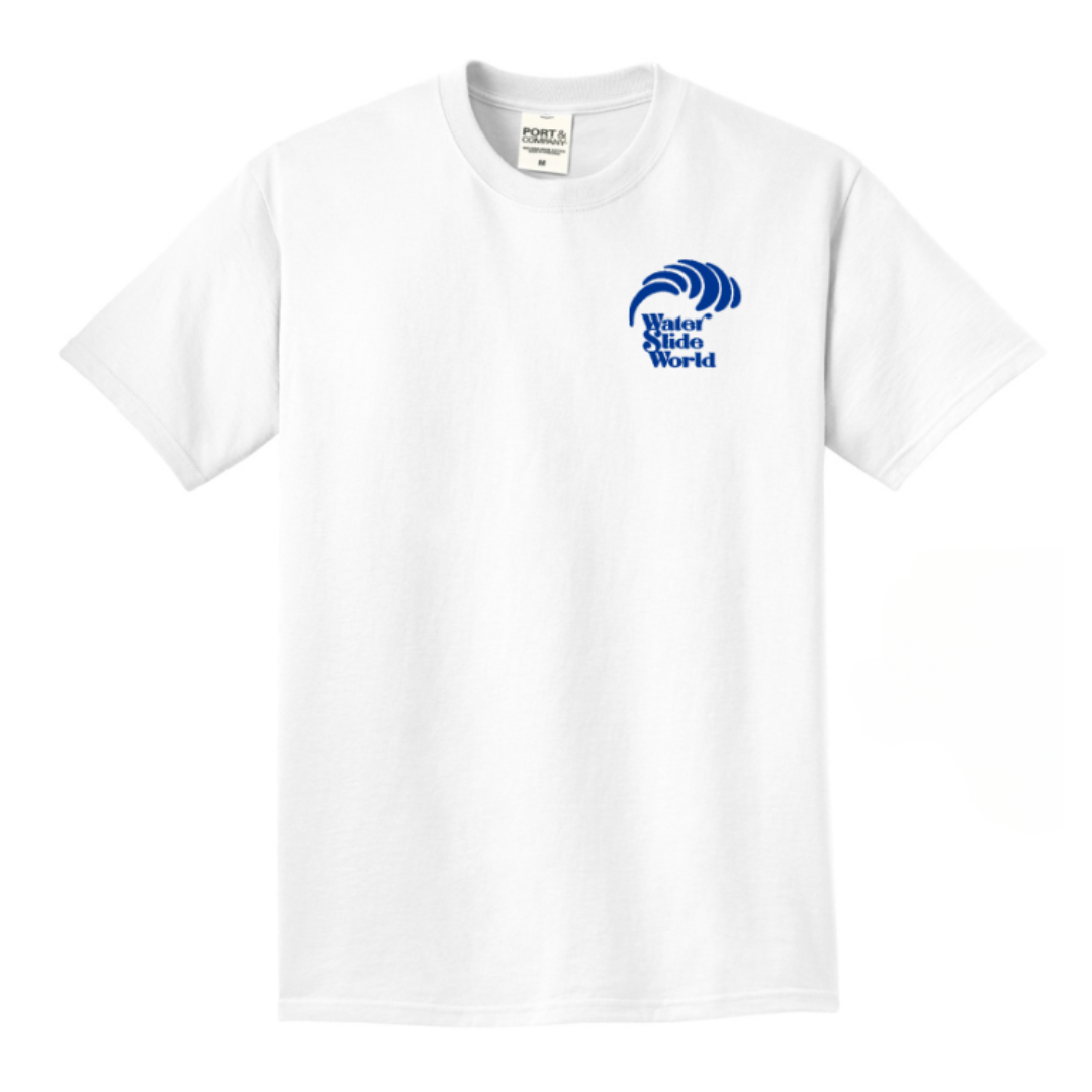 Water Slide World T-Shirt — Buttons Store Two Deep