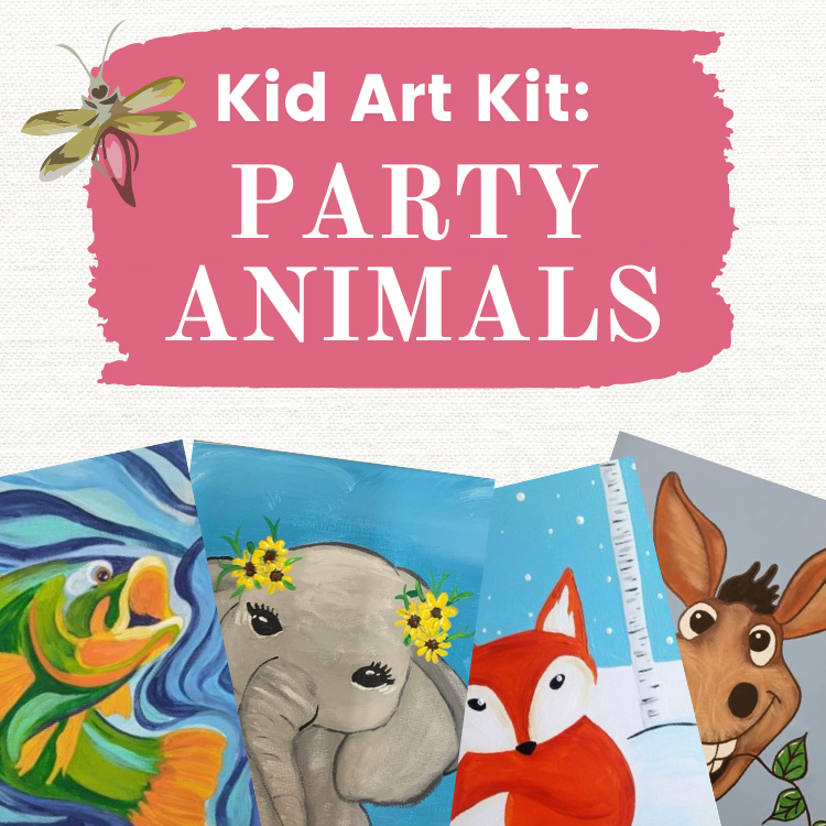 Kid Art Kits: Party Animals — LIGHTNIN' BUG DESIGNS