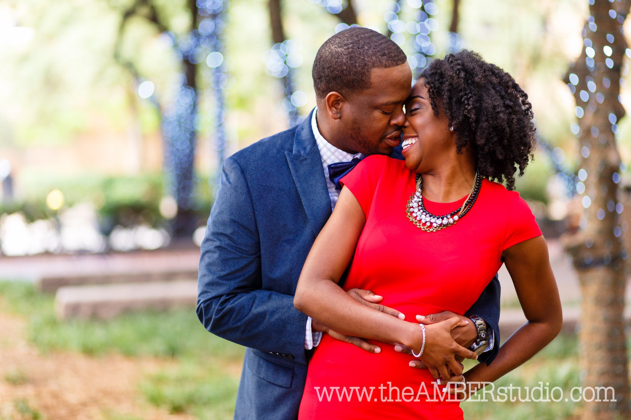 black-dallas-wedding-photographer-engagement-photos-downtown-margaret-hunt-bridge-natural-hair-african-american-couple-red-dress-bride-groom0012