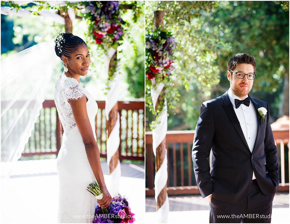 los-angeles-ca-african-american-wedding-photographer-interracial-couple-natural-hair-bride-braids-topanga-canyon-outdoor-purple-pink-love-amber-knowles-0040