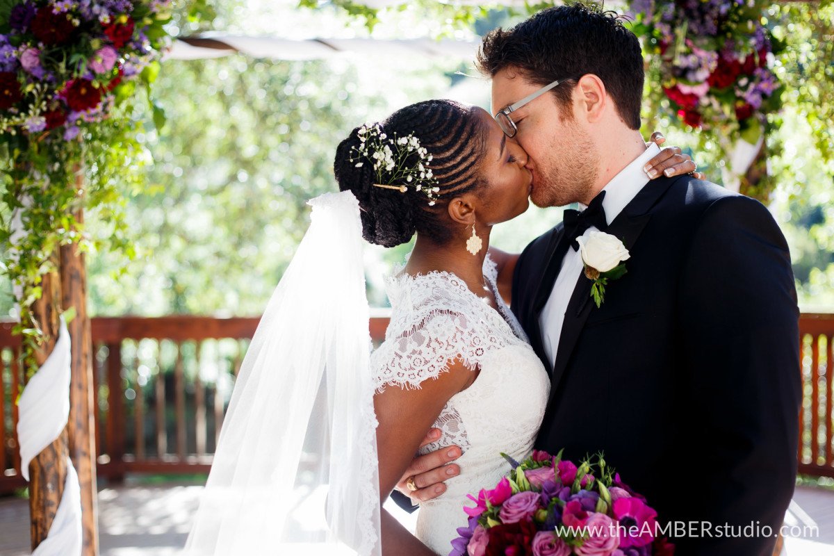 los-angeles-ca-african-american-wedding-photographer-interracial-couple-natural-hair-bride-braids-topanga-canyon-outdoor-purple-pink-love-amber-knowles-0042
