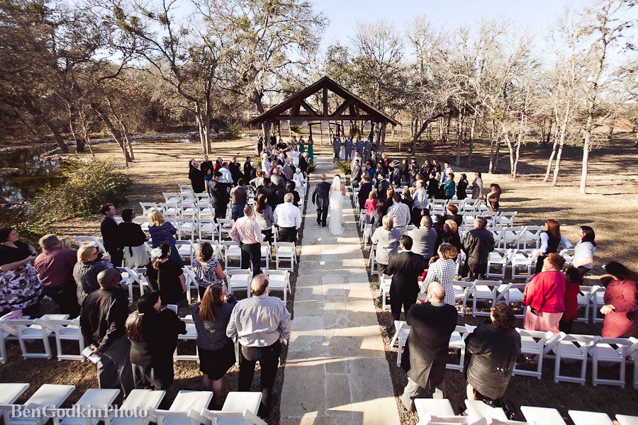 Wedding Ceremony at Texas Old Town in Kyle