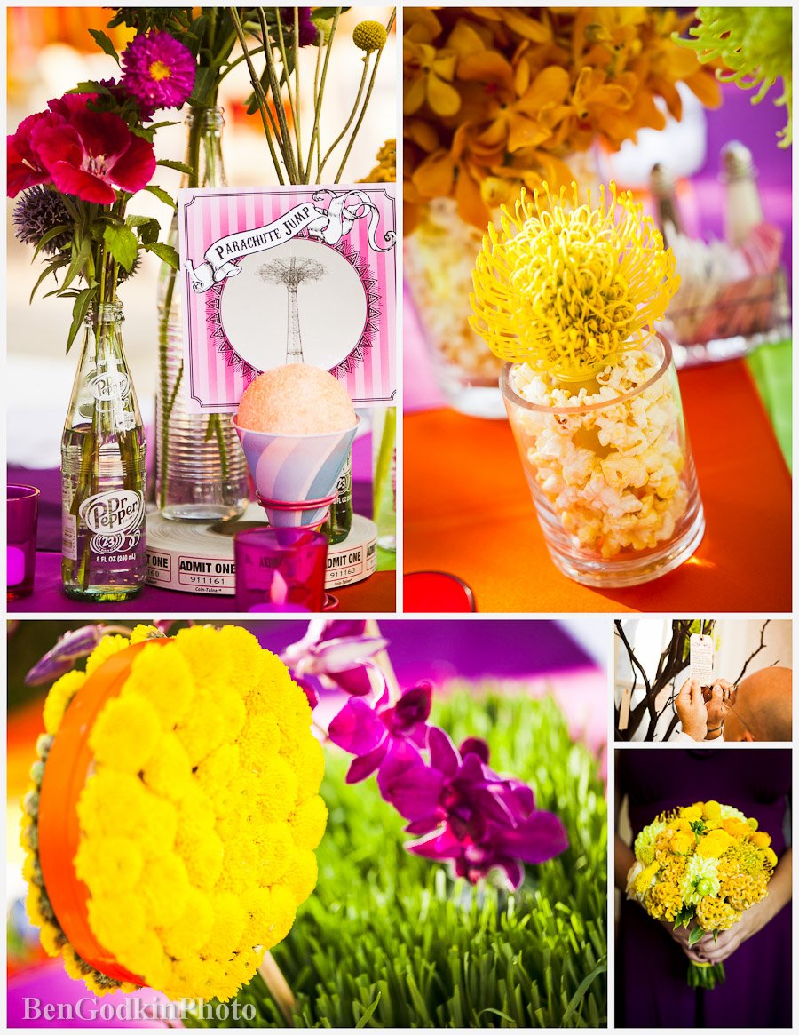 Bright colorful details at the allan house