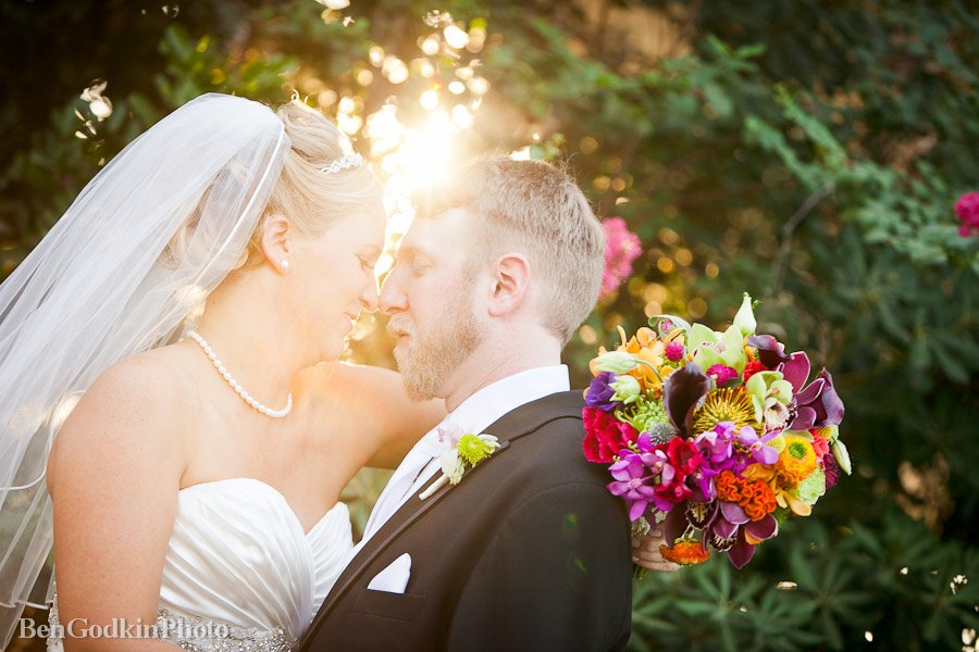 Bride & Groom portraits at the allan house