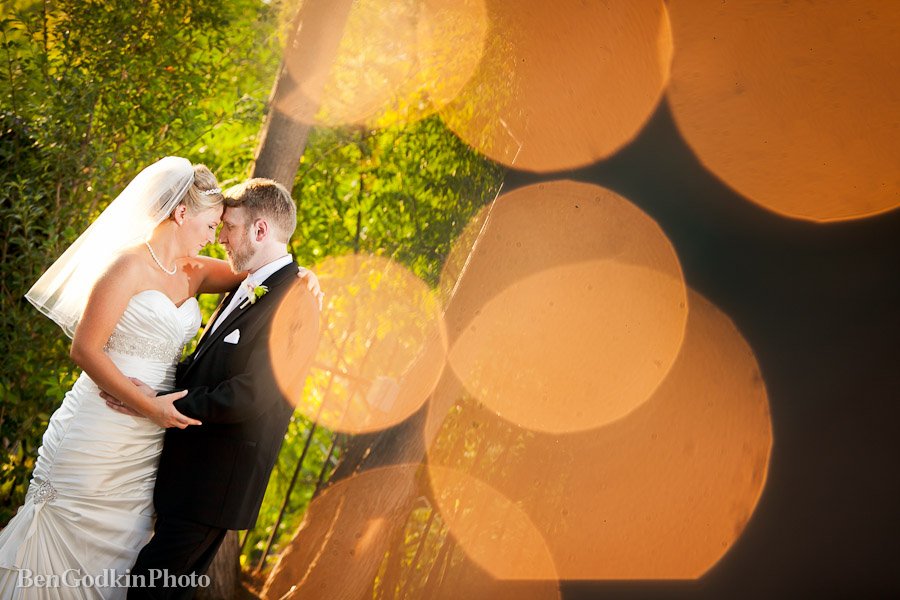 Bride & Groom portraits at the allan house