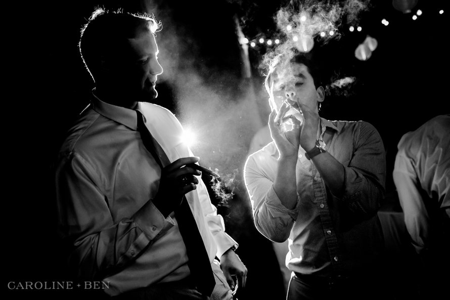 smoking cigars wedding Cabrera Dominican Republic