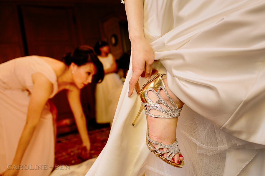 brides jimmy choo shoes wedding dallas