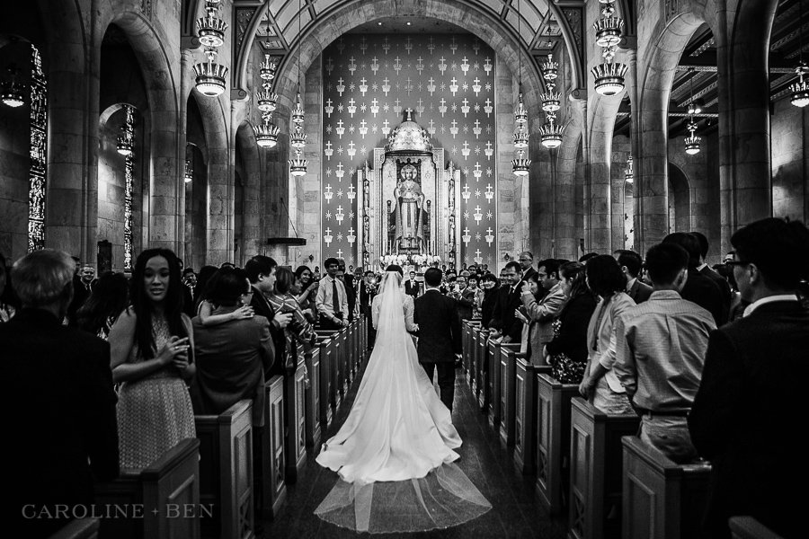 Christ the King Catholic Church brides entrance