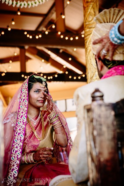 bride crying indian wedding ceremony