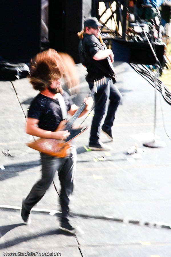Singers for Coheed and Cambria at ACL music festival 2009.