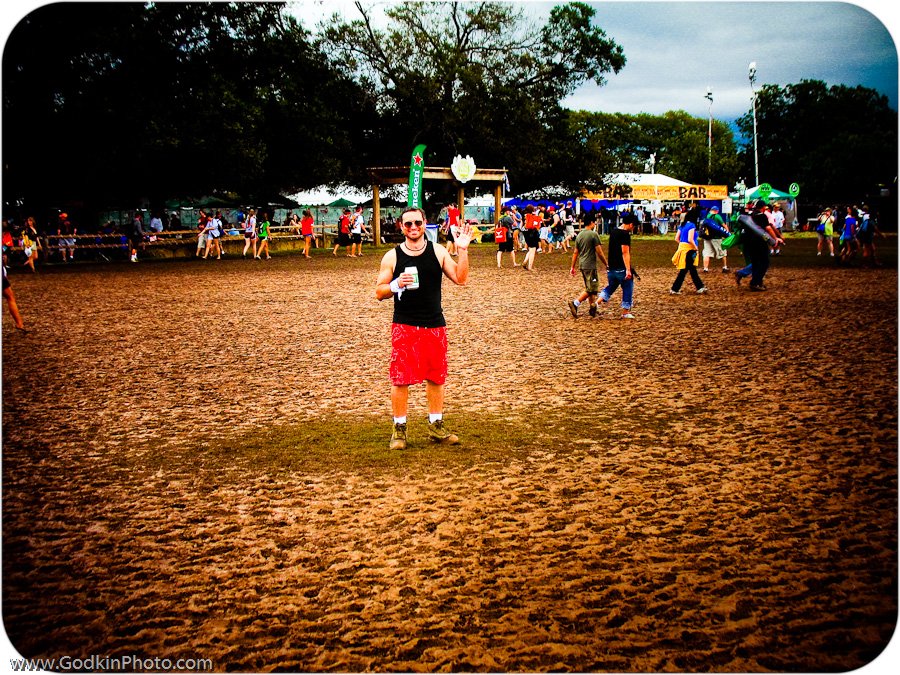 Mud Island at Zilker park at Austin City Limits 2009.