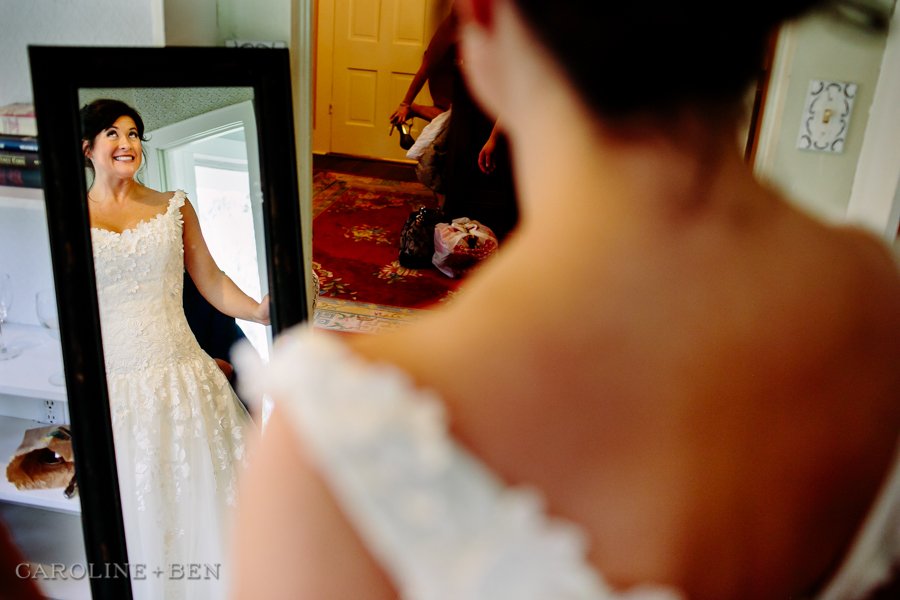 bride mirror getting readu winfield inn
