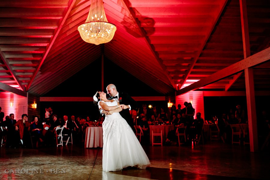 bride groom first dance winfield inn reception