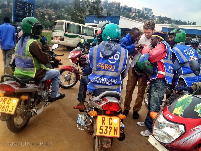 finding a motortaxi in Kigali