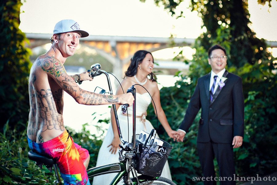 Keep Austin Weird featuring bride and groom by townlake