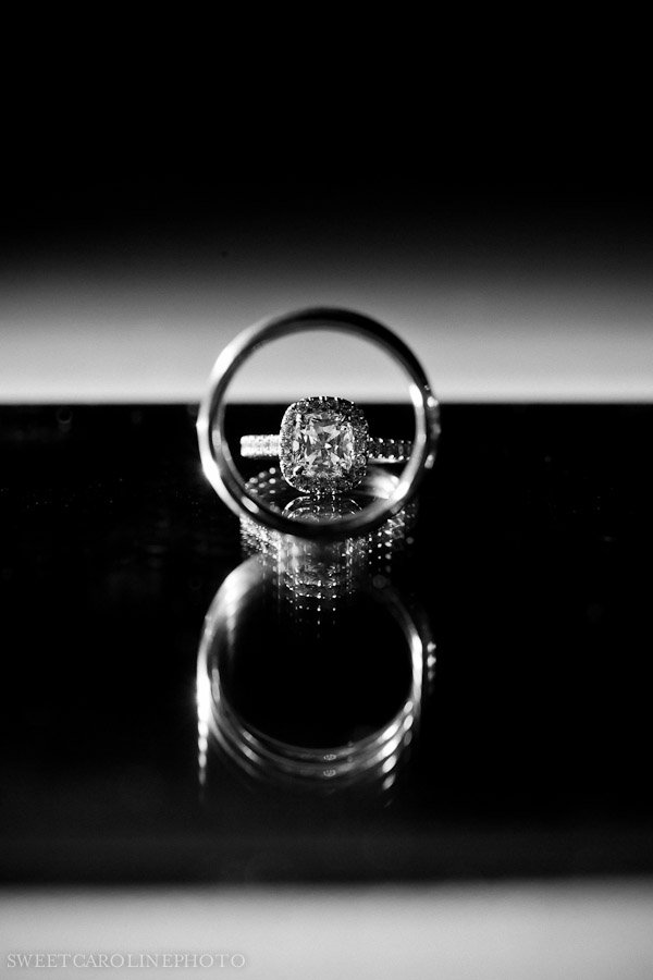 black and wedding ring image