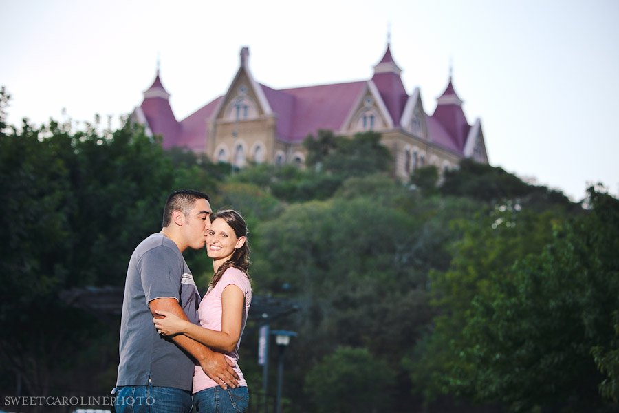 Texas State University engagement session