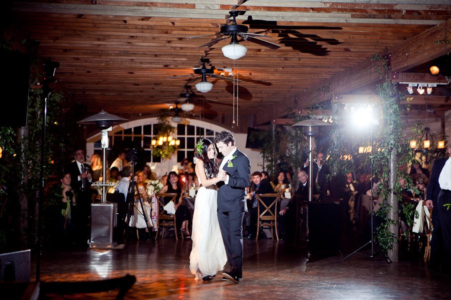 Reception dancing at the Red Corral Ranch in Wimberley.