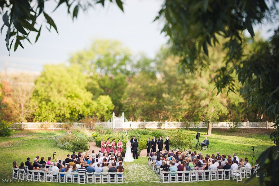 Barr Mansion wedding ceremony