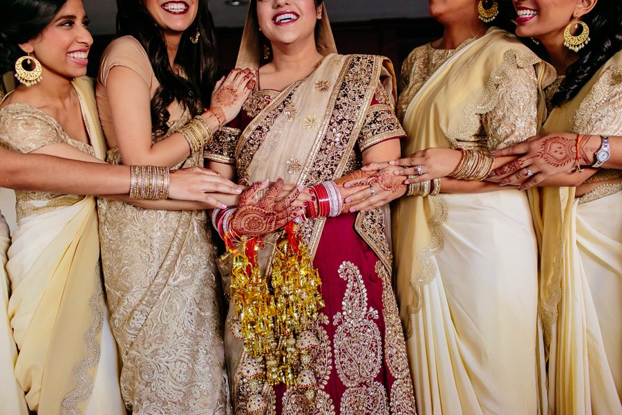 bride in red sari