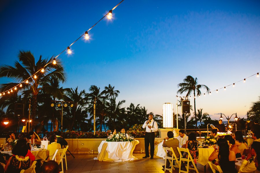 The Terrace at The Hyatt Regency in Waikiki wedding