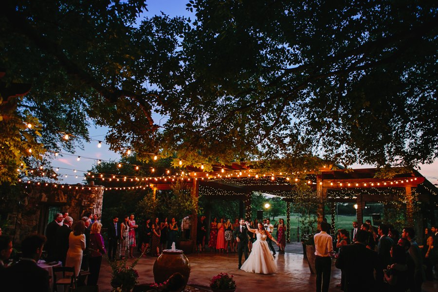 texas hill country wedding reception