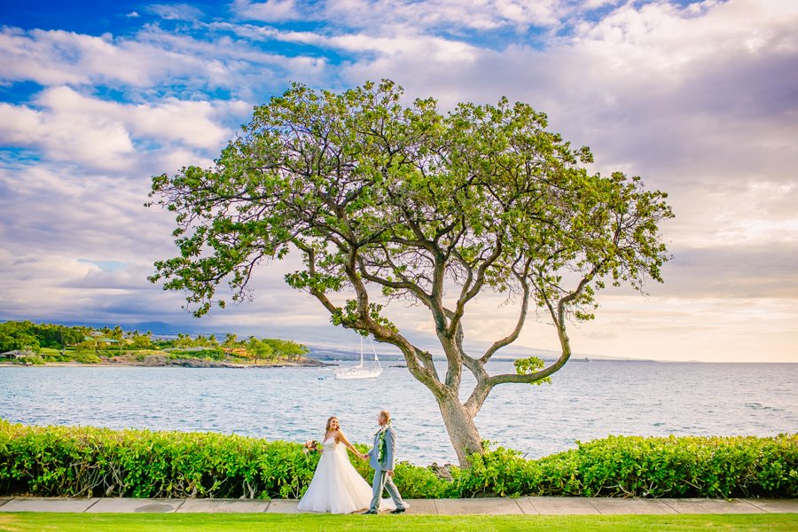 wedding at the mauna kea resort