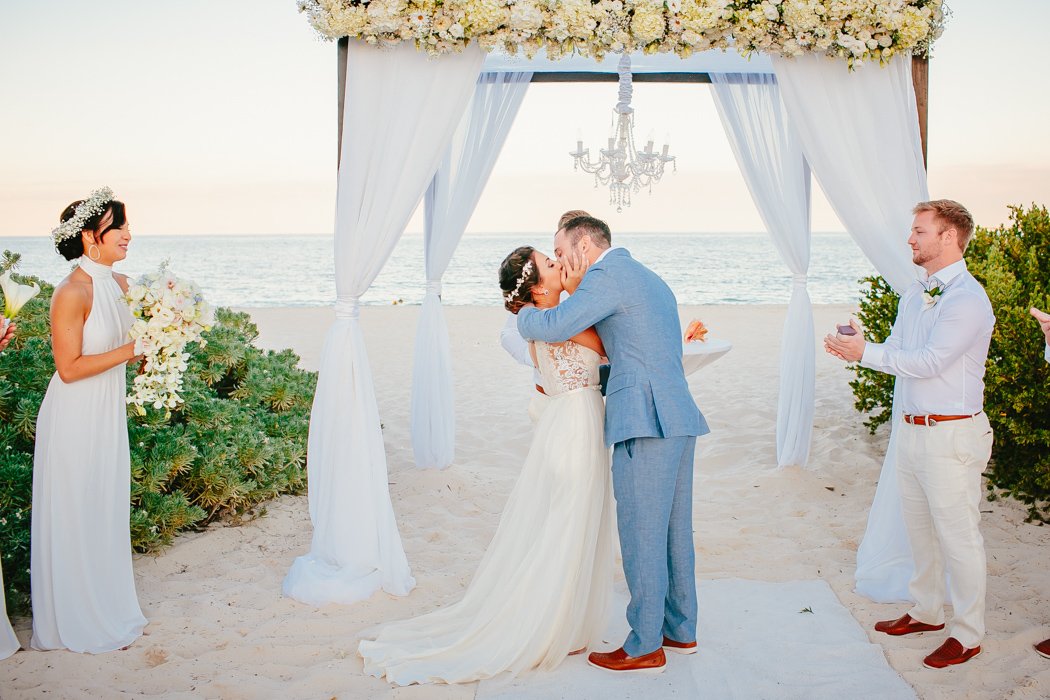 playa mujeres secrets resorts wedding ceremony