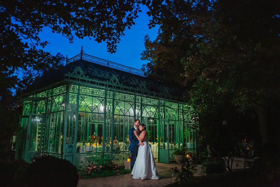 denver botanical garden wedding at night
