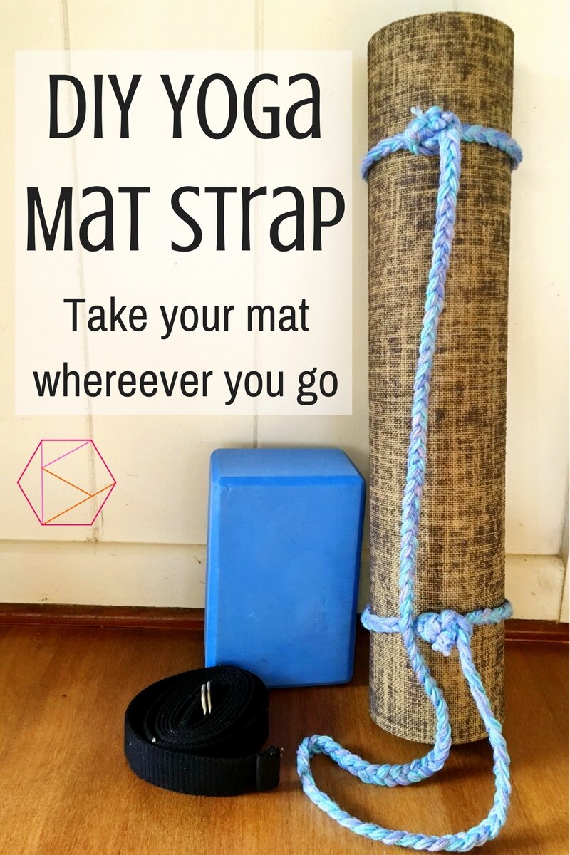 DIY Yoga Mat Strap  Take your mat on the go! — Katia Yoga
