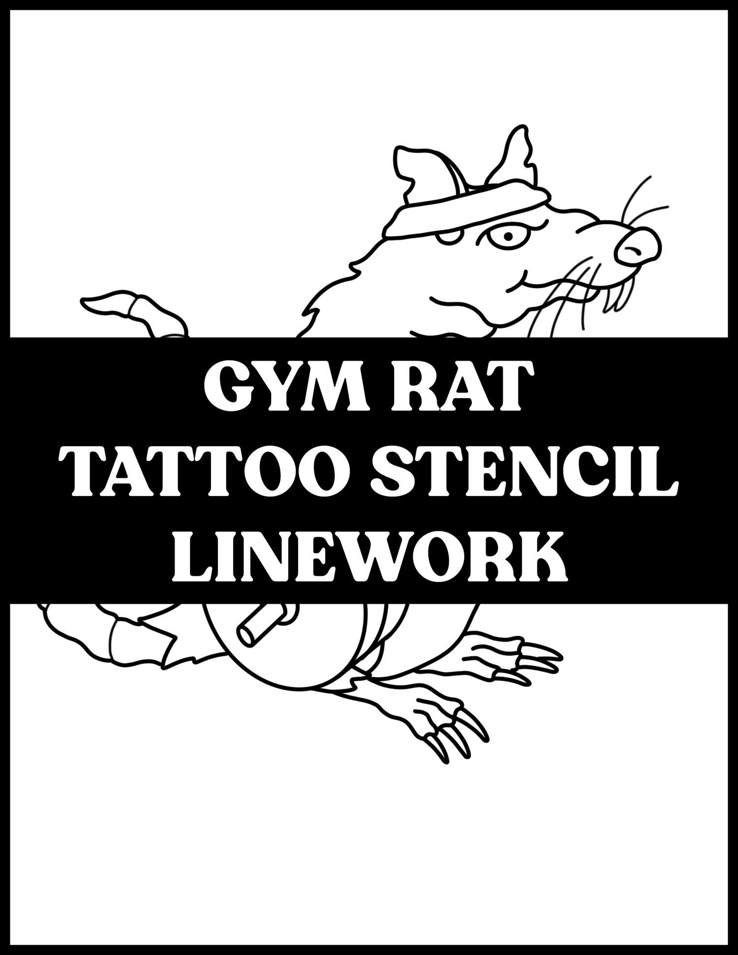 GYM RAT STICKER — Damnit, Wooddy!