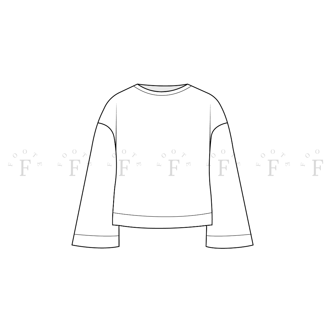 Sewing Pattern Simple Sweater English (Digital) — FOOTE